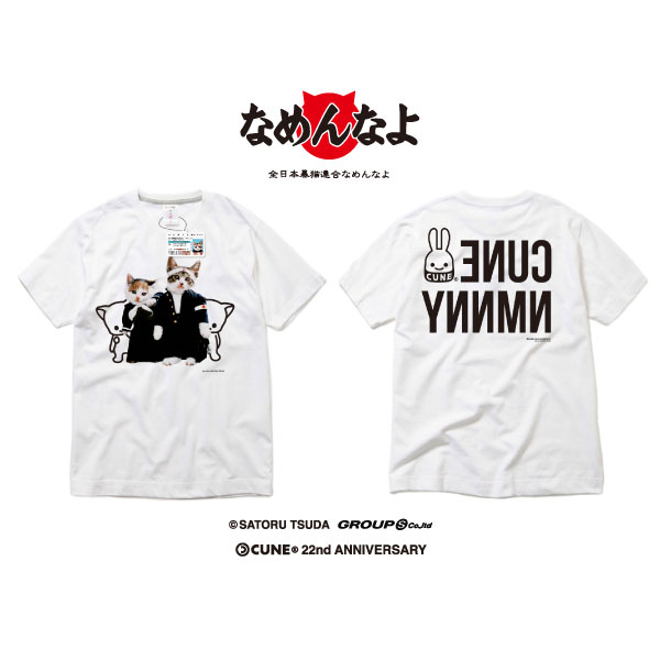 22thコラボT なめ猫