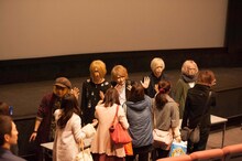 東京・お台場シネマメディアージュにて行われた、ユナイトの結成5周年記念ライブ上映会の様子。（撮影：藤川正典）