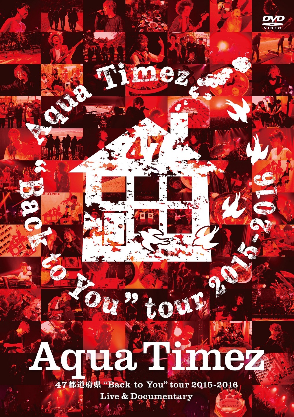 Aqua Timez「Aqua Timez 47都道府県"Back to You"tour 2015-2016 Live & Documentary」ジャケット