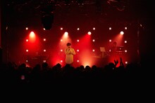 ぼくのりりっくのぼうよみ「Hello,world!」の様子。（撮影：平田浩基）