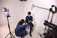 カイの撮影の様子。