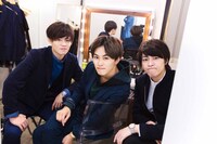 左からカイ、タクヤ、タカシ。