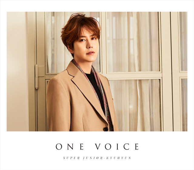 SUPER JUNIOR-KYUHYUN「ONE VOICE」CD+LIVE DVD+スマプラ・ムービー+スマプラ・ミュージック盤ジャケット