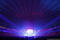 「BABYMETAL WORLD TOUR 2016 LEGEND -METAL RESISTANCE- BLACK NIGHT」の様子。