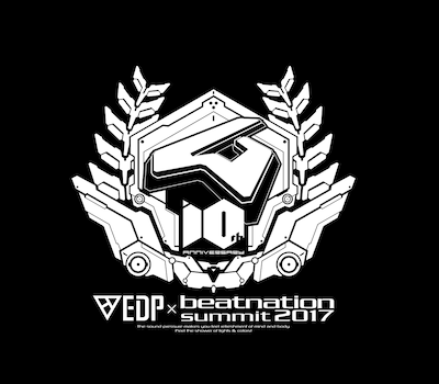 「EDP×beatnation summit 2017 -beatnation 10th Anniversary-」ロゴ