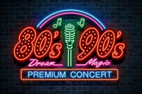 「80's Dream 90's Magic PREMIUM CONCERT」ロゴ