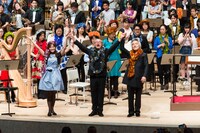 今年開催された「RA★BRA FINAL FANTASY BRASS de BRAVO 2016 with Siena Wind Orchestra」の様子。（提供：スクウェア・エニックス）