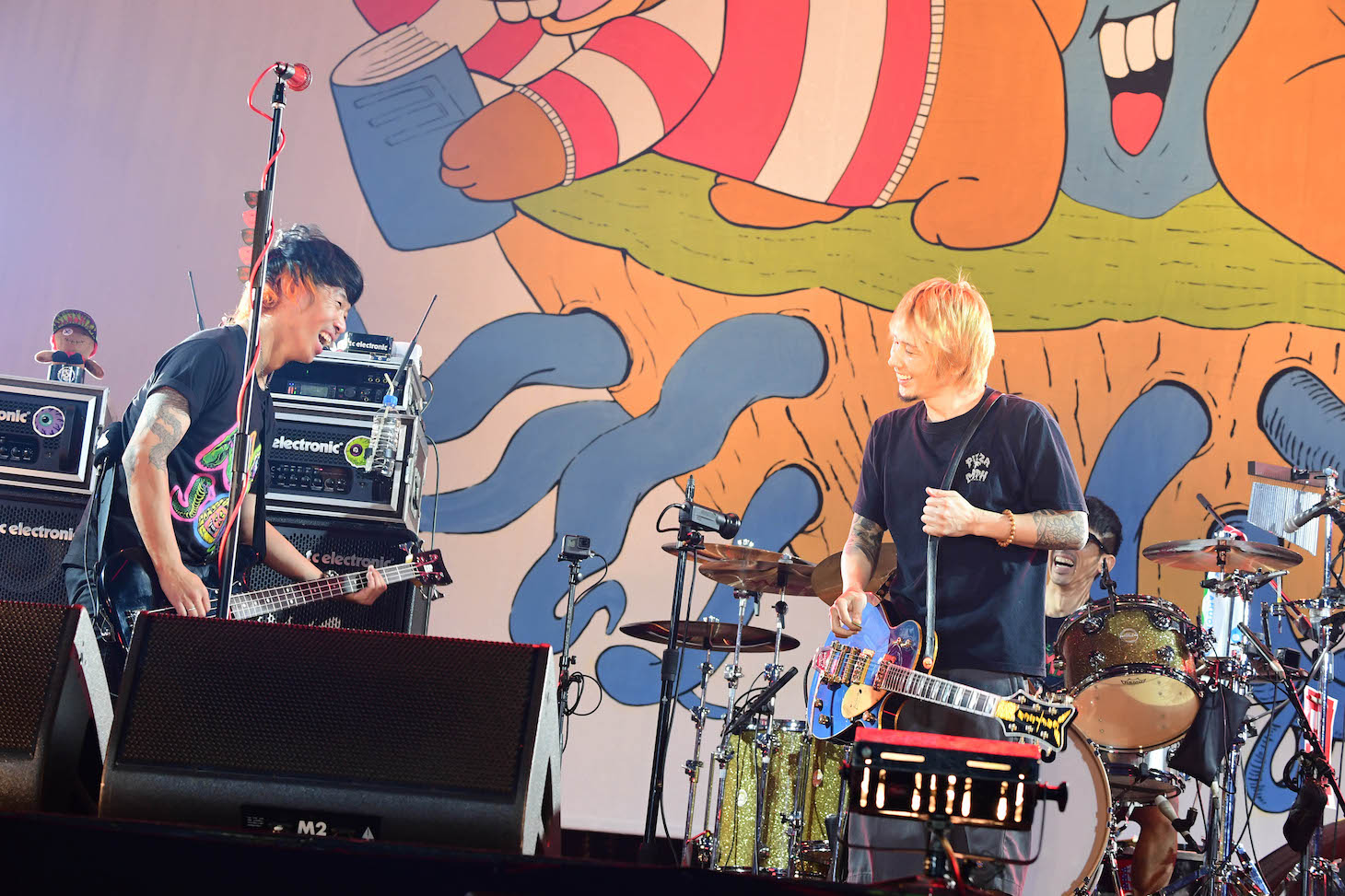 人気画像6位は「Hi-STANDARD、“エアジャム世代”を更新した4年ぶり『AIR JAM』」より、Hi-STANDARD。（Photo by Teppei Kishida）