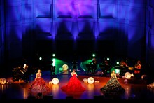 「"Kalafina with Strings" Christmas Premium LIVE TOUR 2016」の様子。