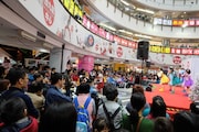 たこやきレインボーのライブの様子。 (写真提供:avex)