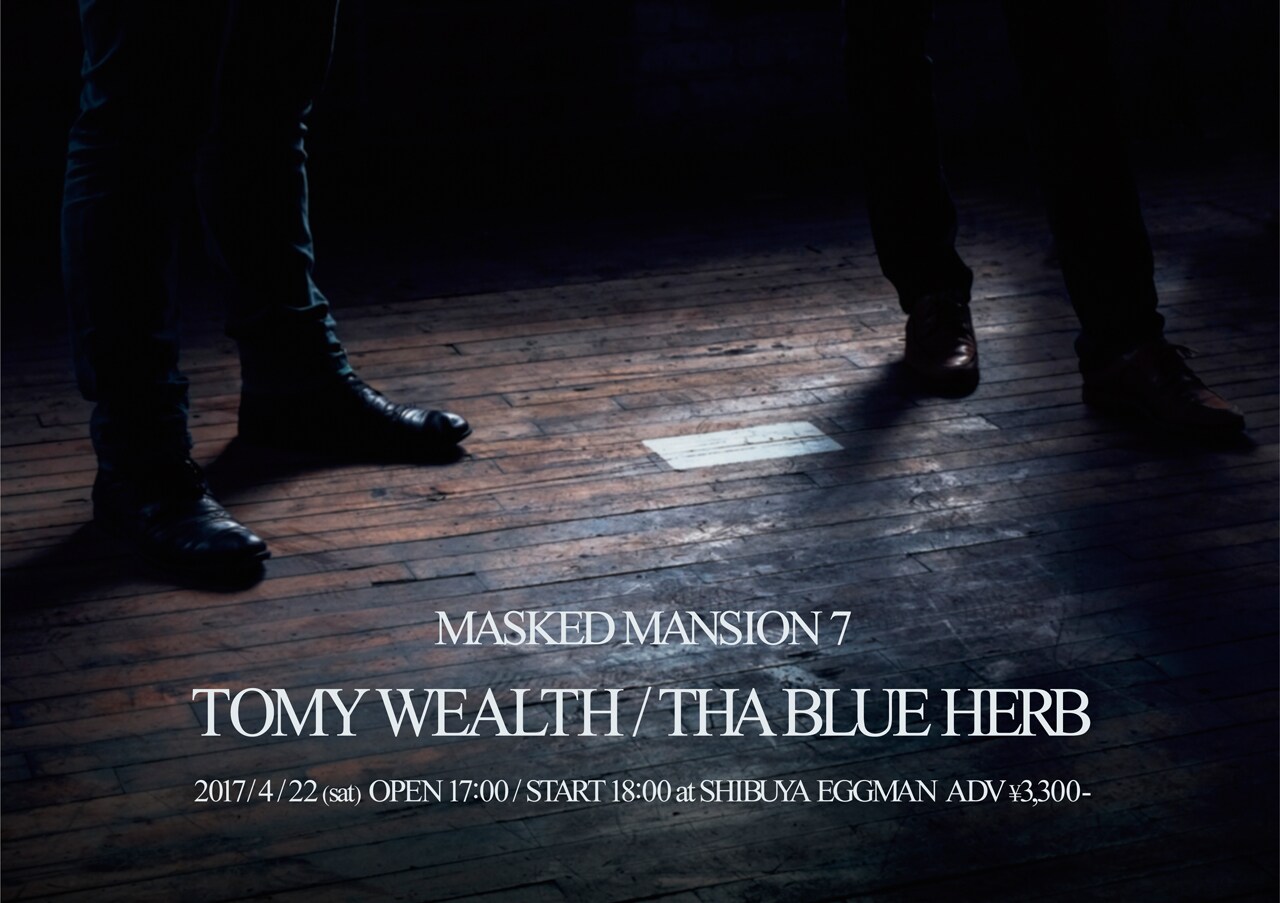 TOMY WEALTH、主催イベントでTHA BLUE HERBとツーマン