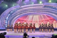 乃木坂46のリハーサルの様子。