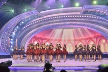 乃木坂46のリハーサルの様子。