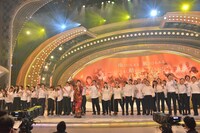 「第67回NHK紅白歌合戦」リハーサル時のAI。