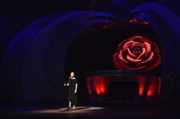 大竹しのぶのリハーサルの様子。