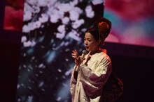 「第67回NHK紅白歌合戦」リハーサル時の坂本冬美。