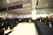 「YOSHIKI Classical Special with Orchestra-HONG KONG」中止に際して行われた記者会見の様子。