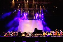 「YOSHIKI Classical Special with Orchestra-HONG KONG」リハーサルの様子。