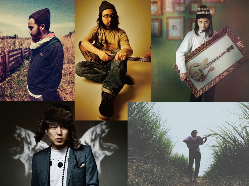 上段左からmabanua、Shingo Suzuki、関口シンゴ、下段左からHiro-a-key、Michael Kaneko。