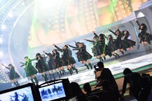 「第67回NHK紅白歌合戦」リハーサル時の欅坂46。