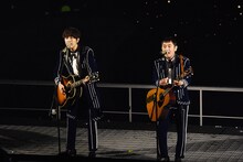 「第67回NHK紅白歌合戦」リハーサル時のゆず。