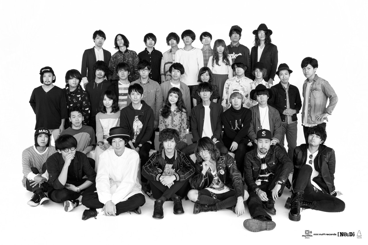 「murffin night 2017」出演者 集合写真