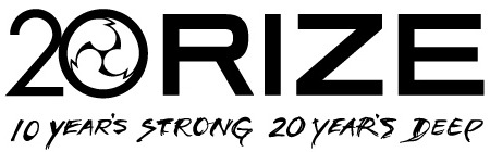 RIZE 20周年ロゴ