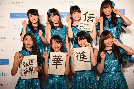 コンサート前に行われたメディア取材の様子。