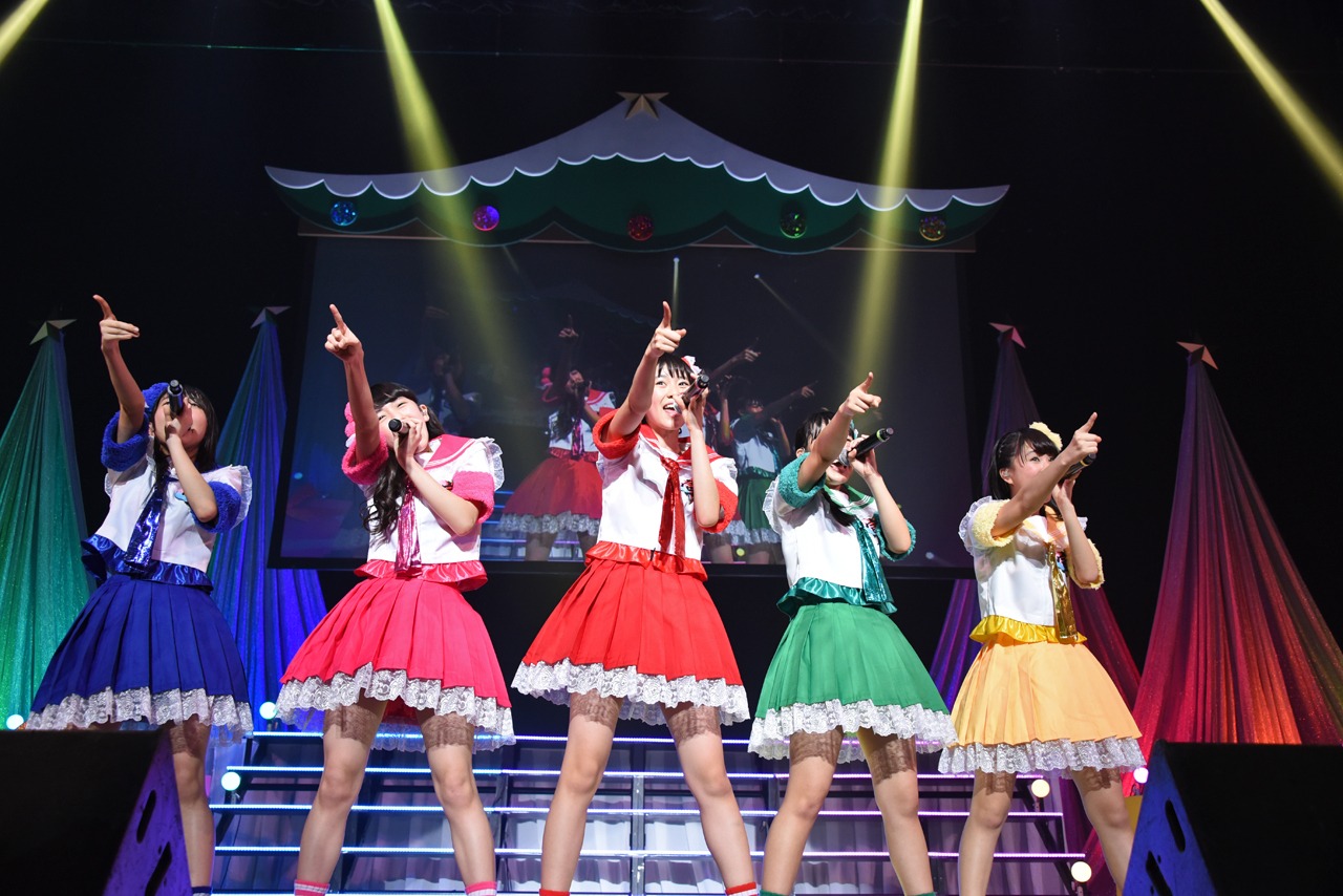 ときめき▽宣伝部「ときめき▽宣伝部のどきどき▽クリスマスパーティーvol.2」埼玉・大宮ソニックシティ公演の様子。