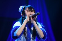 ソロ曲「ツヨクなる」の曲中に「ありがとう！」と叫ぶ辻野かなみ。