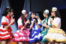 ソロ曲を披露した感想を語る辻野かなみ。