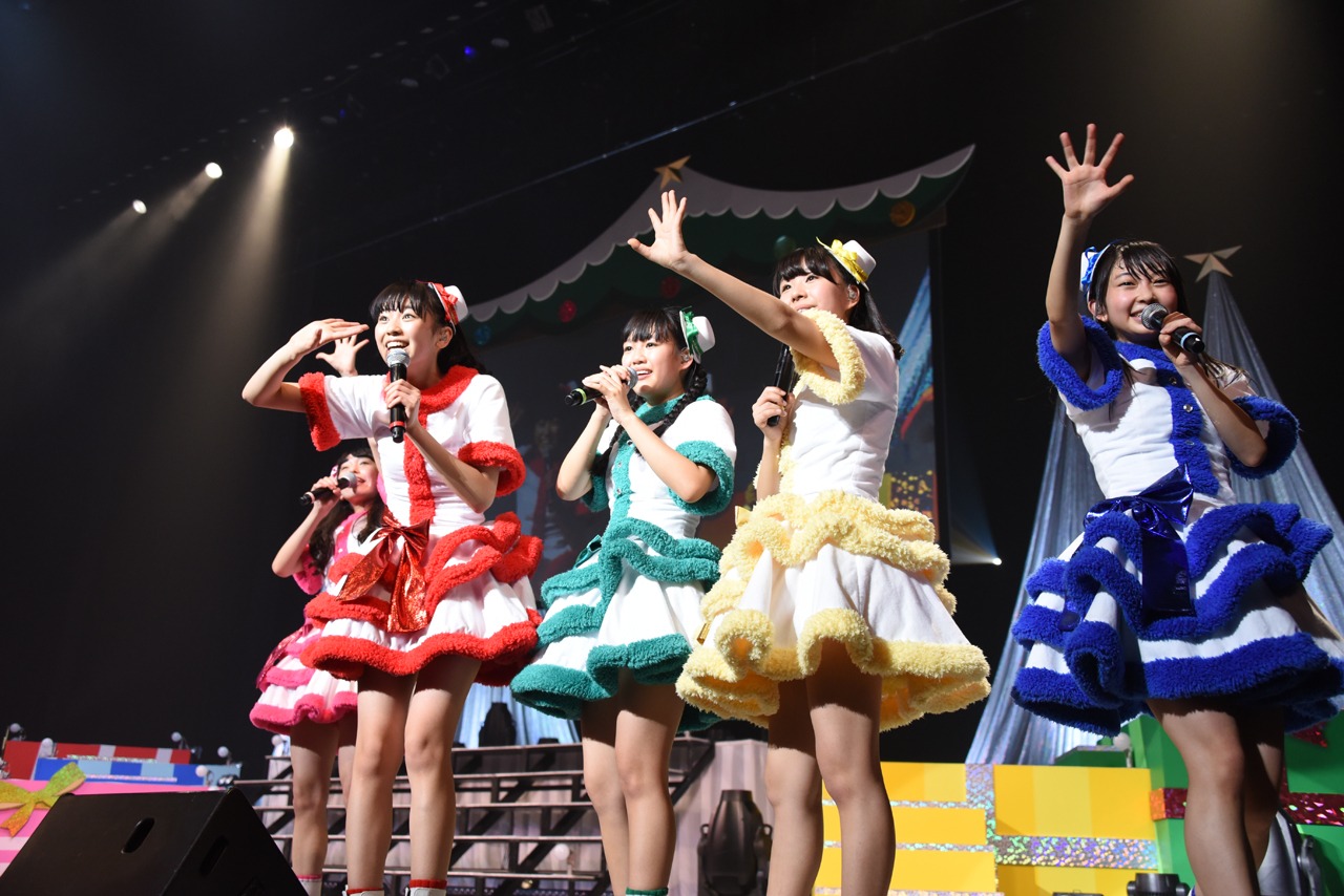 ときめき▽宣伝部「ときめき▽宣伝部のどきどき▽クリスマスパーティーvol.2」埼玉・大宮ソニックシティ公演の様子。