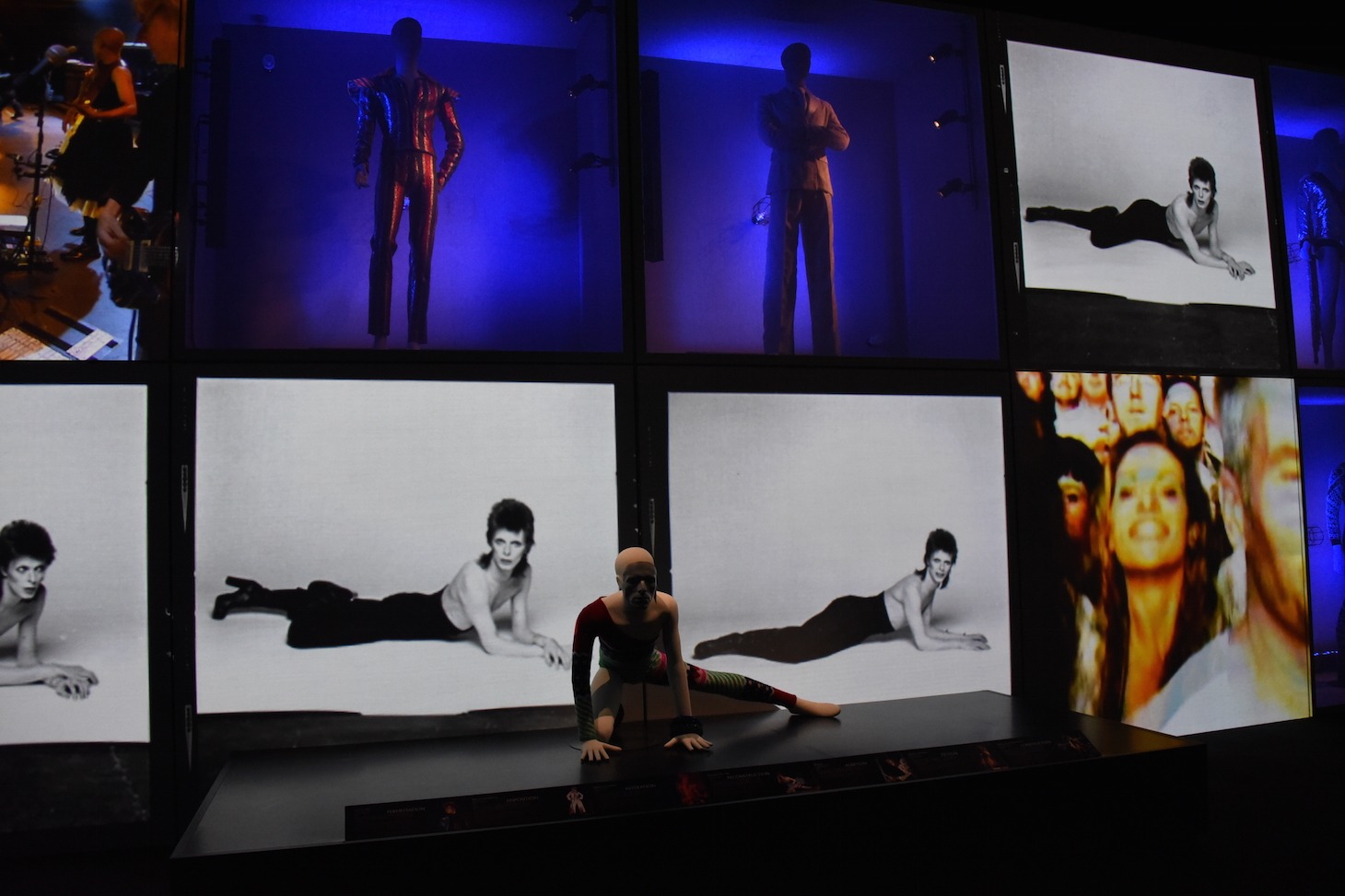「DAVID BOWIE is」の様子。