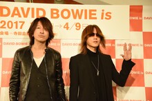 TAKURO（GLAY）とSUGIZO（LUNA SEA, X JAPAN）。