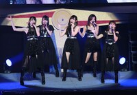 今年1月6日に行われた単独公演「℃-ute新春コンサート2017 ～℃OMPASS～」の様子。