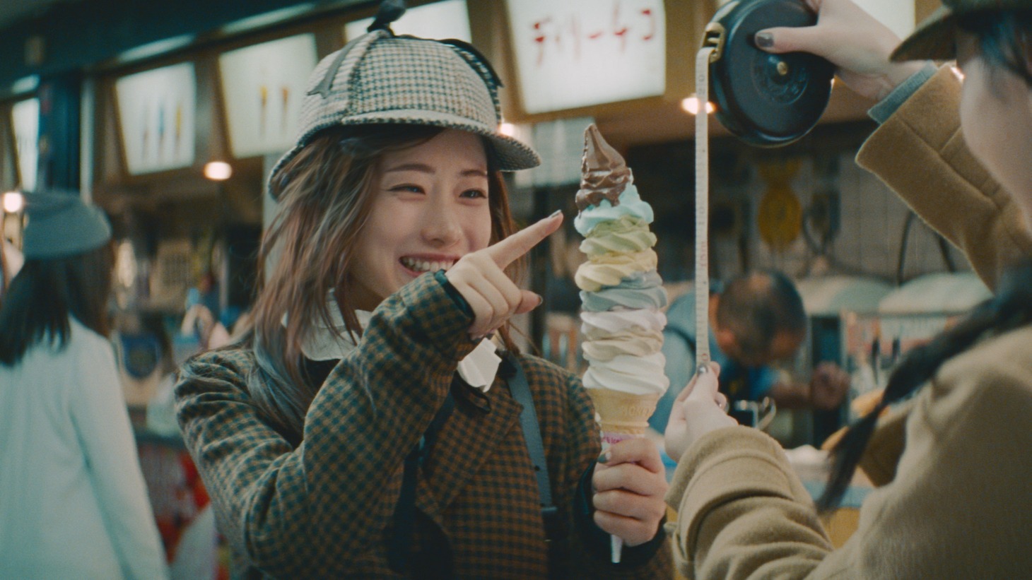 「Find my Tokyo.」CMのワンシーン。