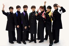 「渋谷マークシティ バレンタインキャンペーン」のキャラクターに就任した超特急。