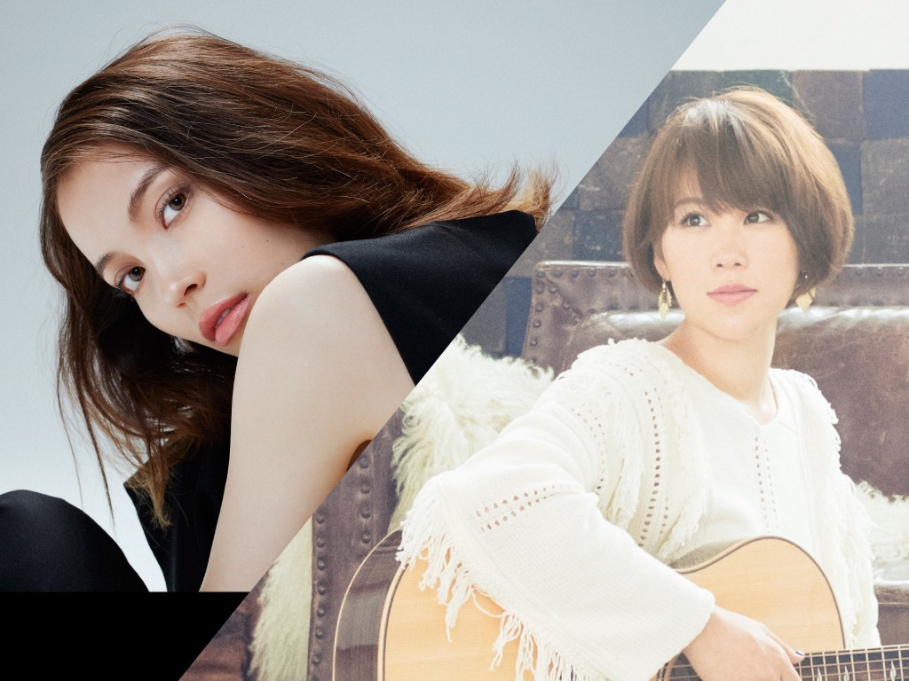 左からいであやか、丸本莉子。