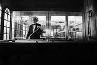 ビリヤード台使用写真