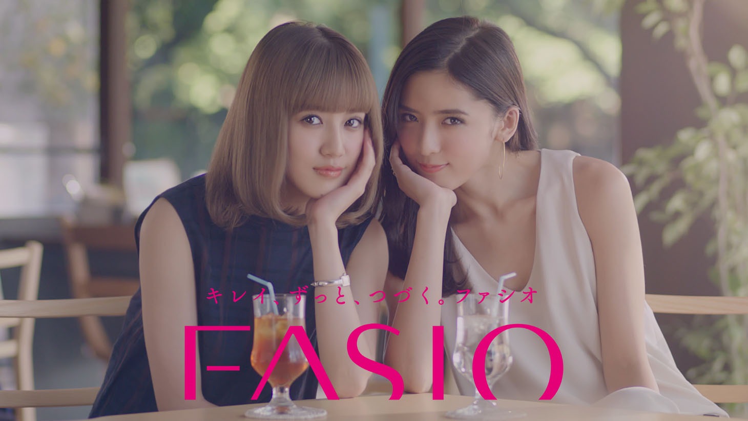 「ファシオ」新CMのワンシーン。