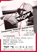「Campanella "PEASTA" Release Party」フライヤー
