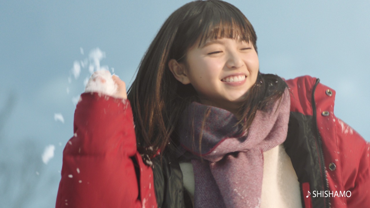 「タウンワーク」の新CM「雪国篇」のワンシーン。