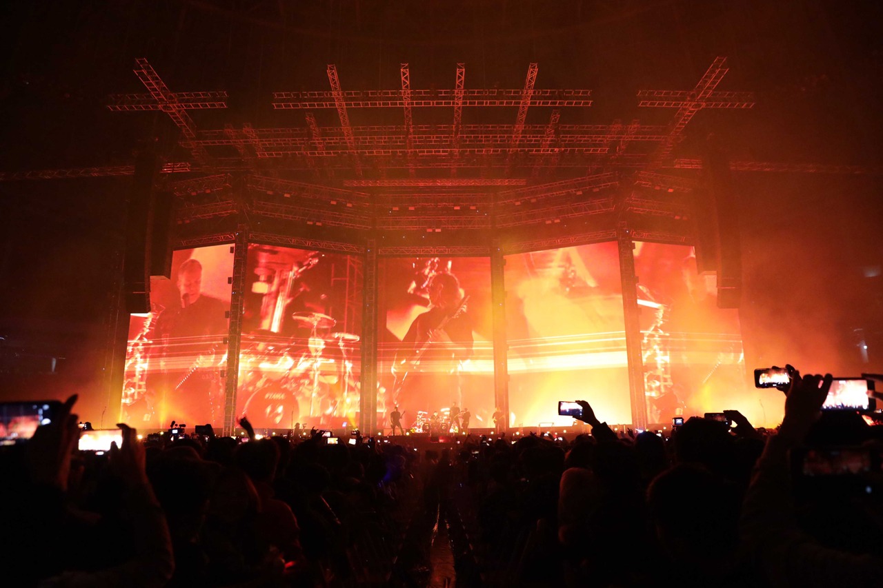 Metallica「WorldWired Tour 2017」韓国・Gocheok Sky Dome公演の様子。（Photo by  A.I.M）