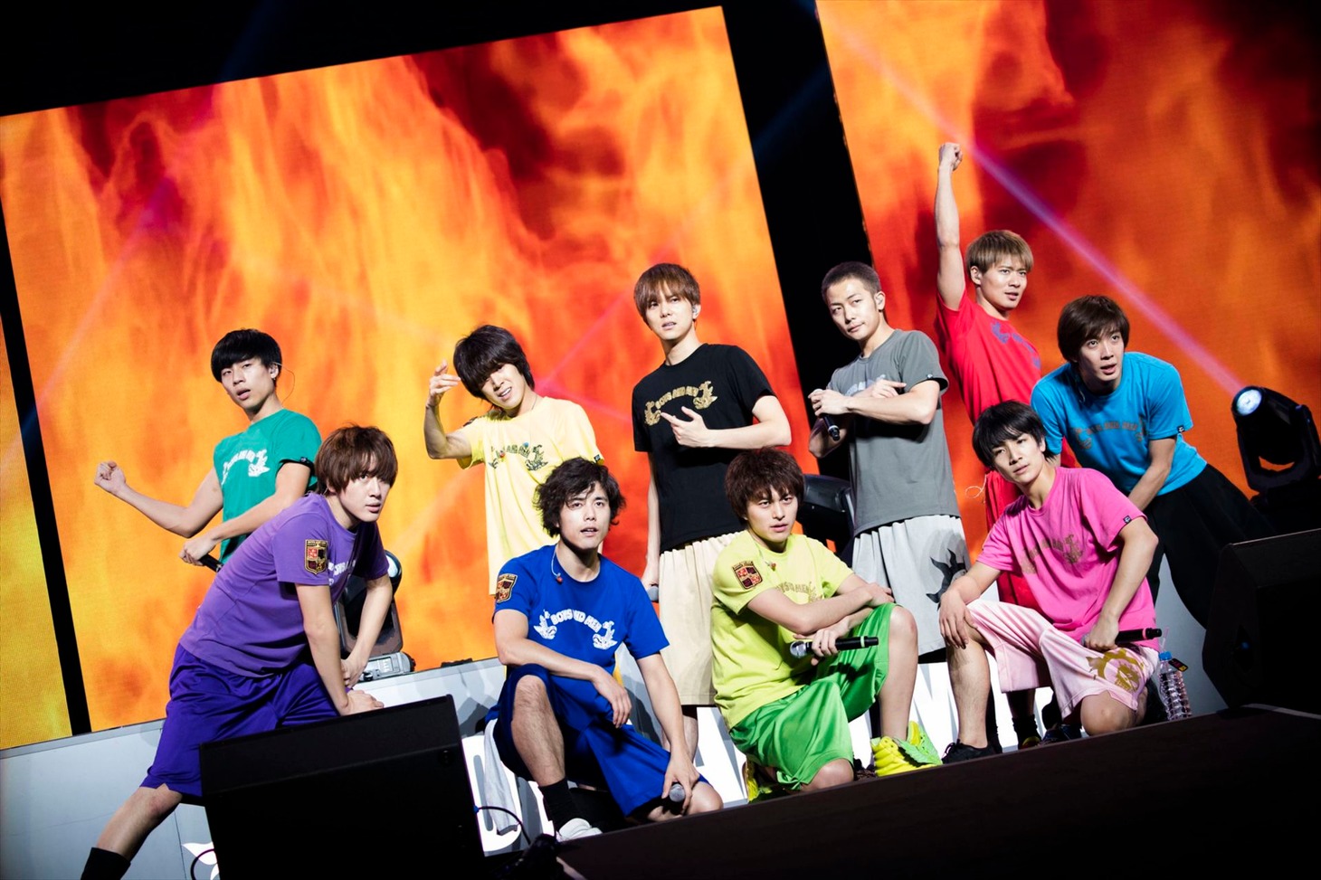 「BOYS AND MEN LIVE 2017 in 武道館 ～One For All, All For One～」のオフショット。（撮影：田中聖太郎）