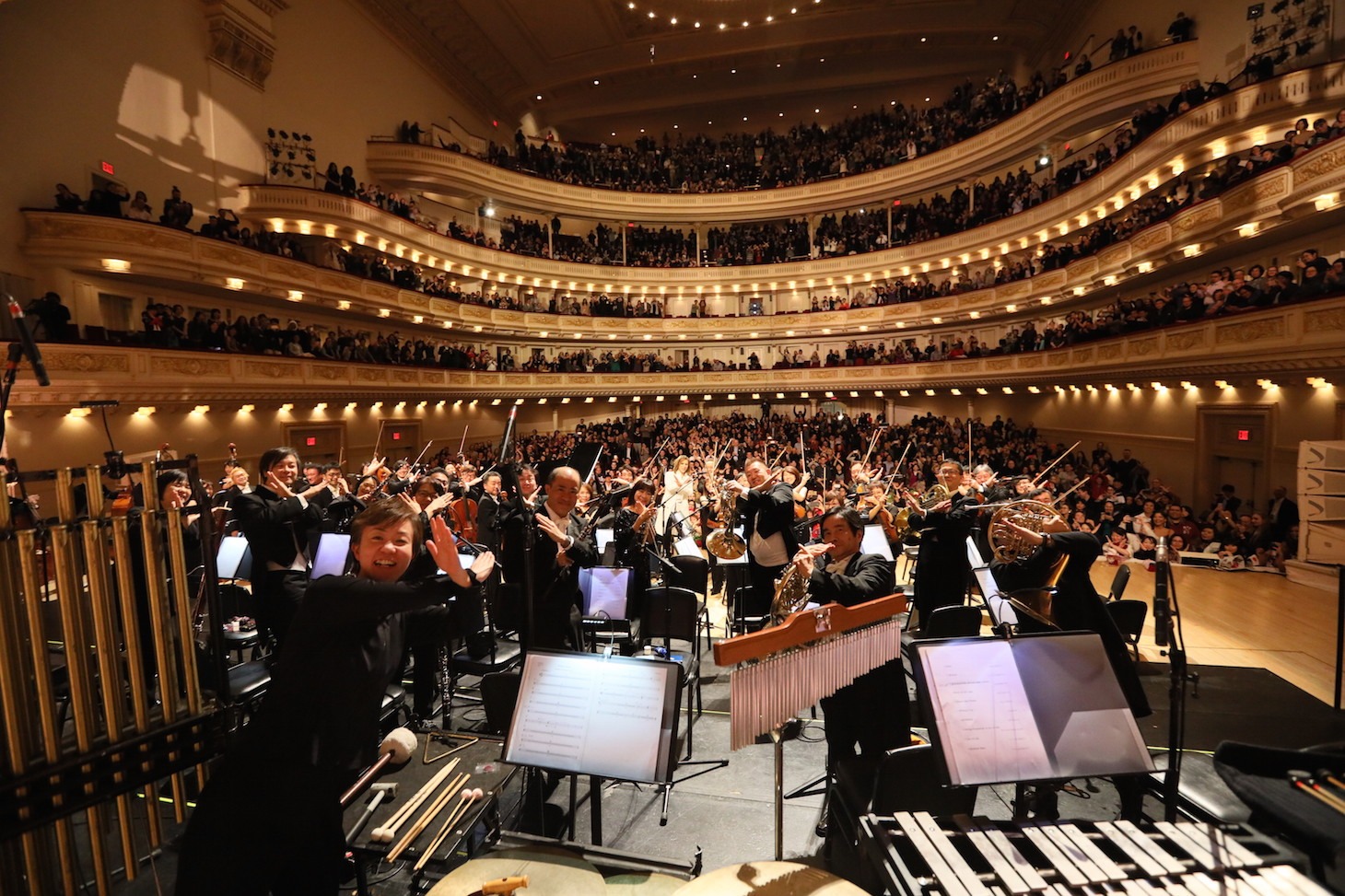 「YOSHIKI CLASSICAL SPECIAL feat. Tokyo Philharmonic Orchestra」の様子。