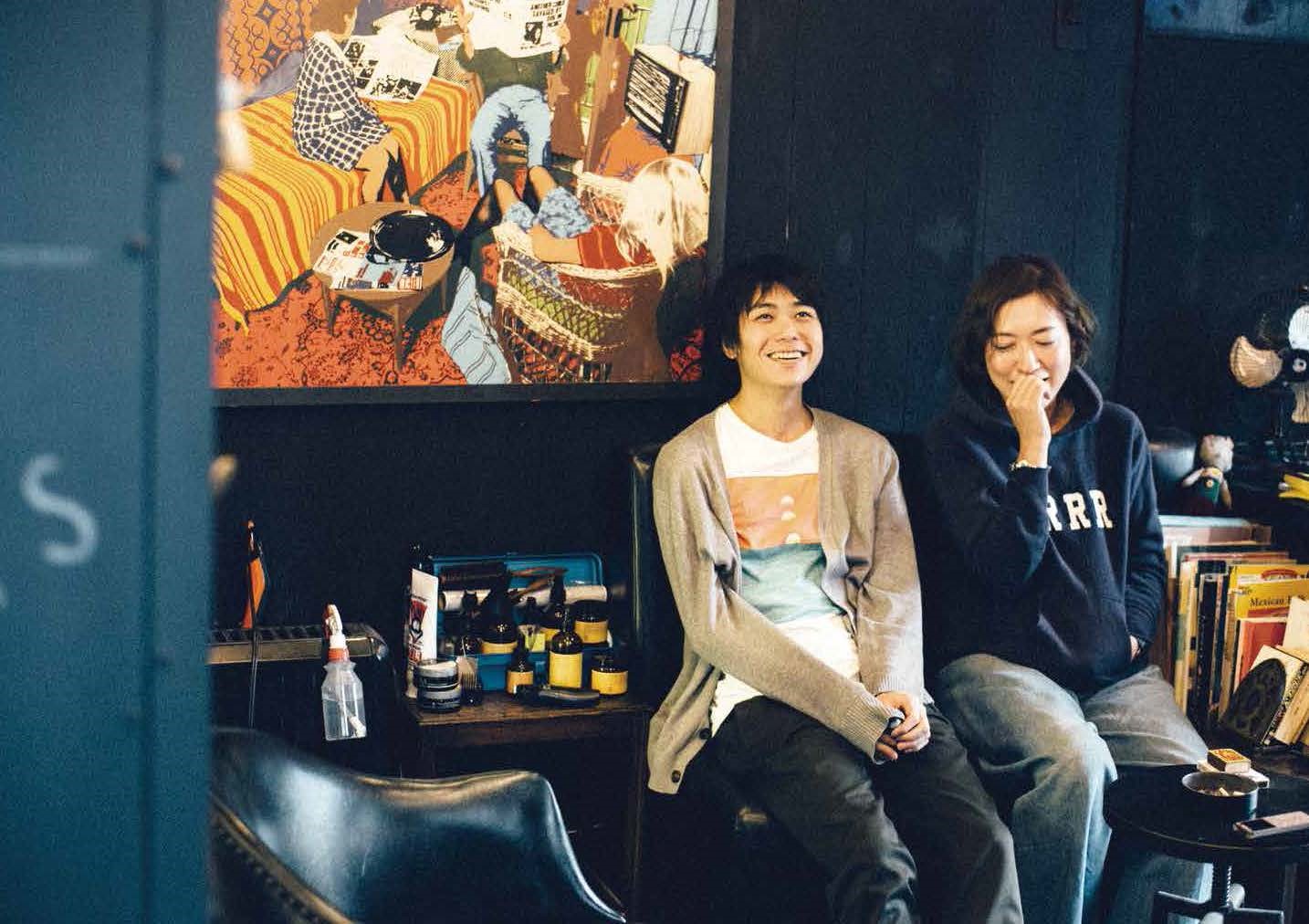 「髪とアタシ」小山田壮平（AL）掲載ページ。