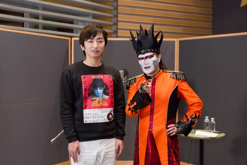 羽田圭介とデーモン閣下。
