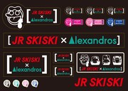 「[Alexandros]WEEK」来場者プレゼントのステッカー。