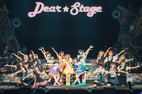 「でんぱ組.inc 幕神アリーナツアー2017 電波良好Wi-Fi完備！」追加公演の様子。［撮影：ただ（ゆかい）］