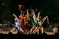 「でんぱ組.inc 幕神アリーナツアー2017 電波良好Wi-Fi完備！」追加公演の様子。（撮影：藤城貴則）